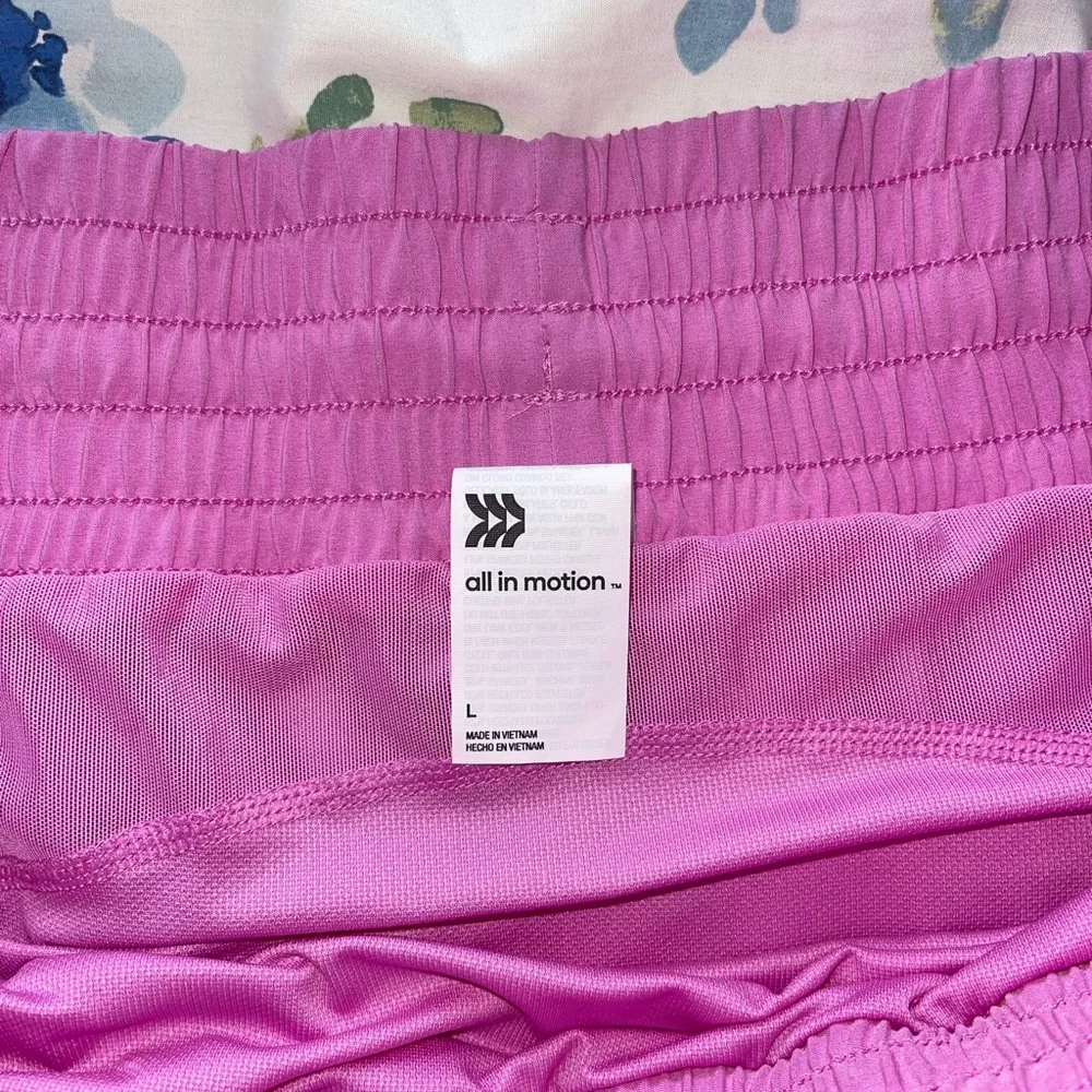 Pink All In Motion Shorts - Picture 3 of 4